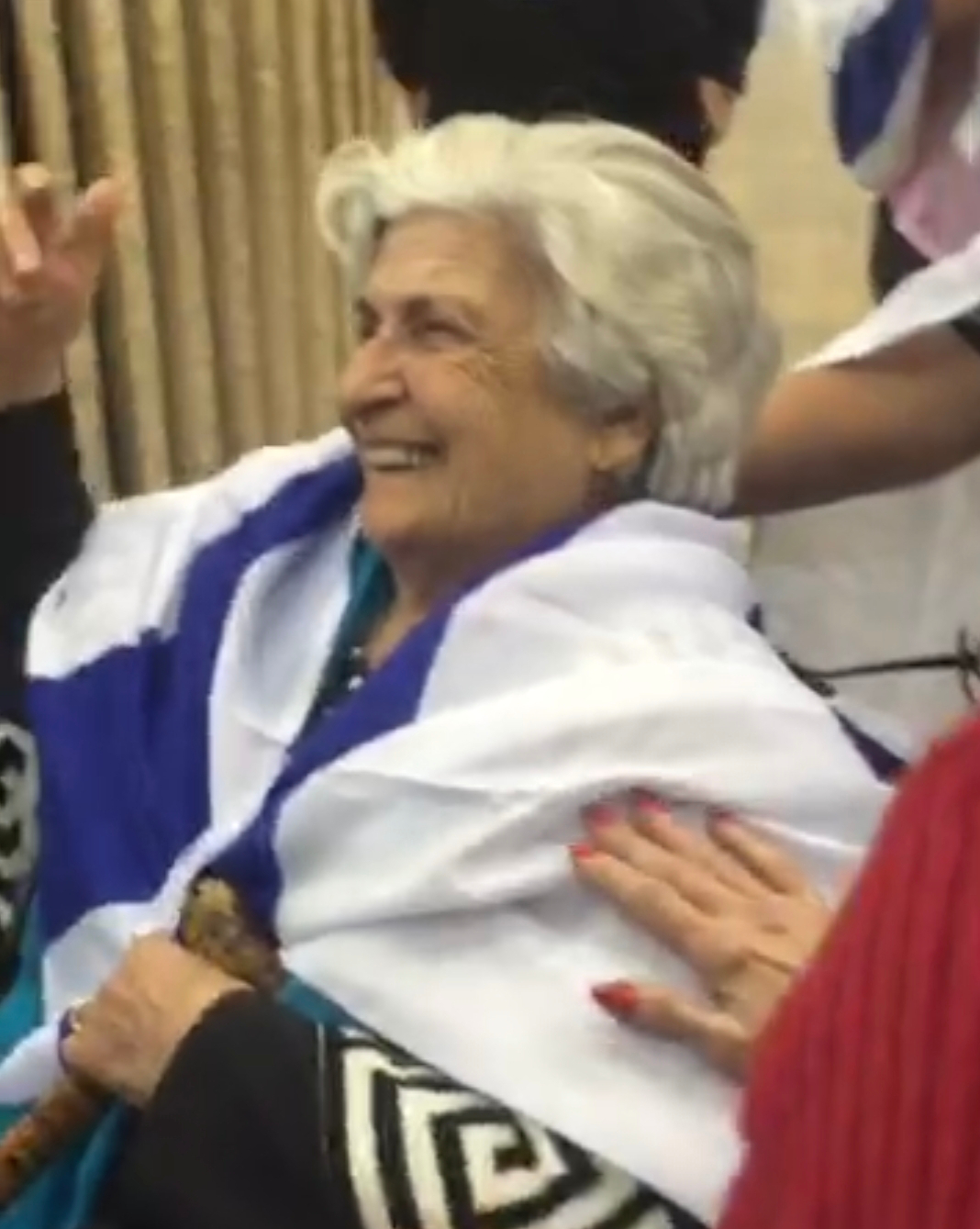 Rachel Elkayam - Minutes after landing at Ben Gurion Airport.